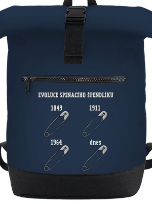 Evoluce spínacího špendlíku batoh French Navy