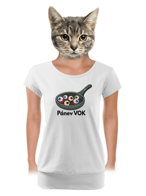 dámské tričko s lemem