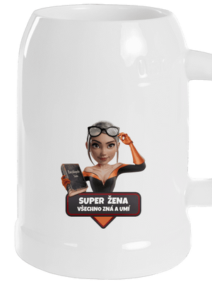 Super máma půllitr White