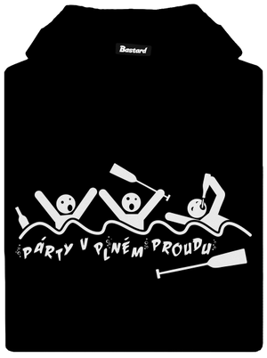 Party v plném proudu pánská mikina klokanka Black