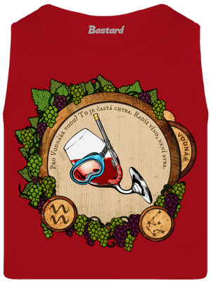 Vinný horoskop: Vodnář pánské tílko Red