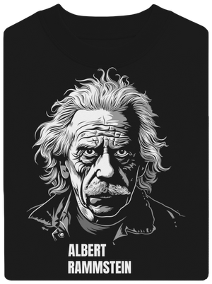 Albert Rammstein unisex mikina bez kapuce Black