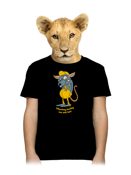 Myšák Casanova dětské tričko Black