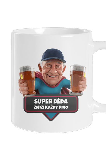 Super děda klasický hrnek White