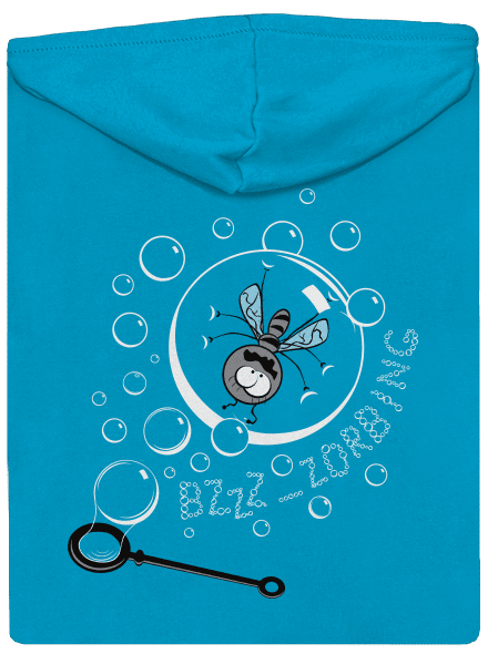 Zorbing dámská mikina na zip Blue Atol