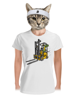 Ještěrka  dámské sportovní tričko White