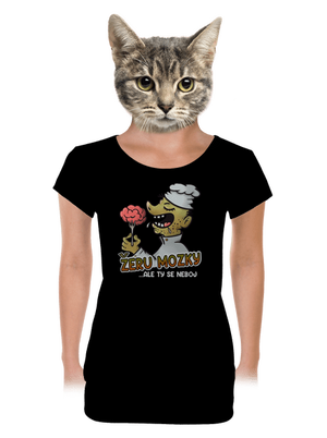 dámské tričko s lemem