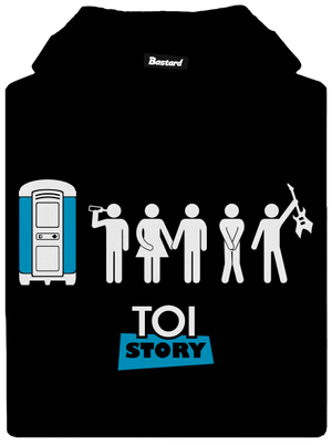 Toi Story pánská mikina klokanka Black