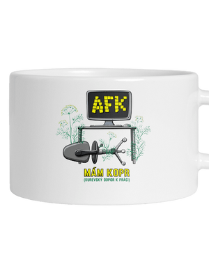 Mám kopr hrnek makronka White