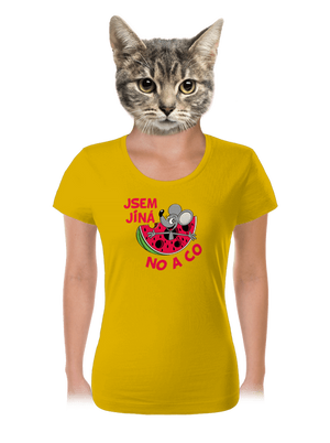 Jsem jiná dámské tričko Yellow