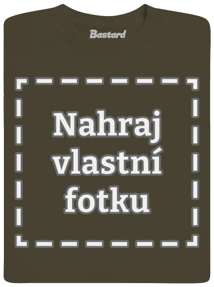 Vlastní potisk pánské tričko Urban Khaki