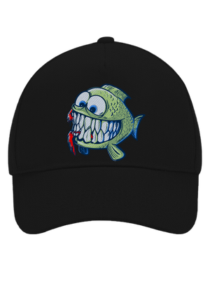 Hladová rybka kšiltovka baseballka Black