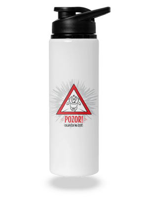 Chlapeček na cestě lahev na vodu White