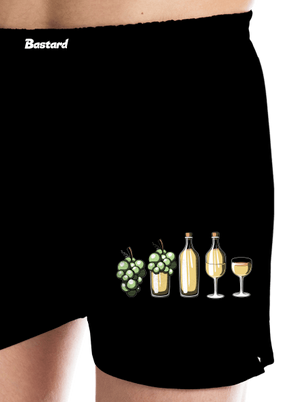 Evoluce bílého vína pánské trenky Black