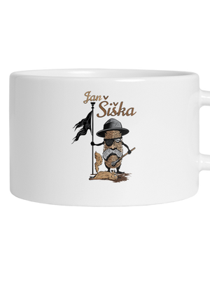 Jan Šiška hrnek makronka White