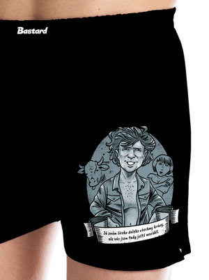 B14: Léto s kovbojem pánské trenky Black