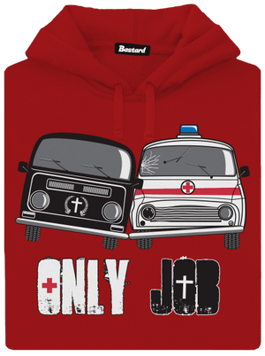 Konkurence dámská mikina klokanka Red Mal