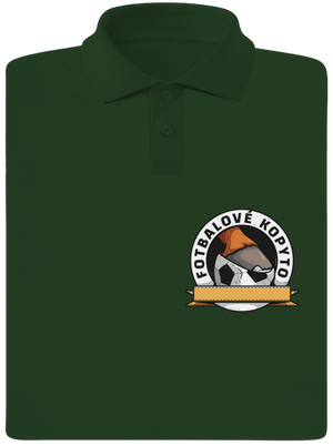 Fotbalové kopyto pánská polokošile Bottle Green Mal