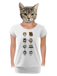 dámské tričko s lemem