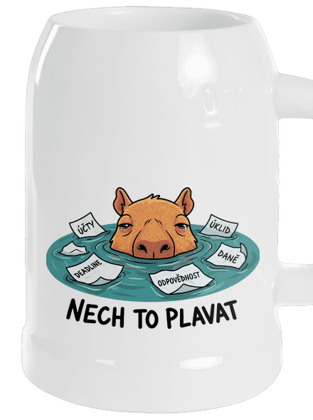 Nech to plavat půllitr White