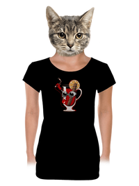 dámské tričko s lemem