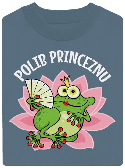 Polib princeznu a prince unisex mikina bez kapuce Nordic Blue