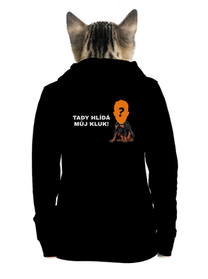 Tady hlídám já dámská mikina na zip Black