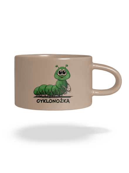 Cyklonožka hrnek makronka Brown Macaron