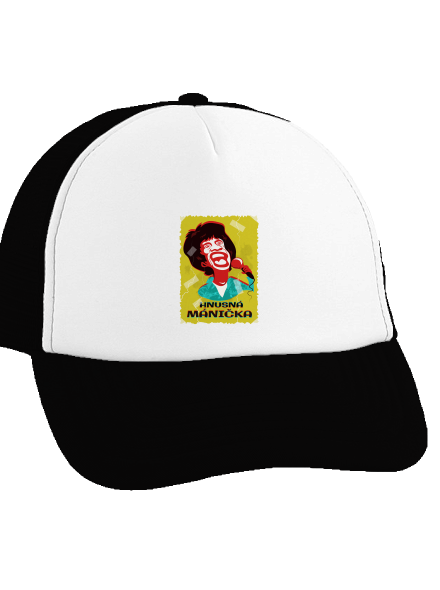 Mánička kšiltovka truckerka Black cap