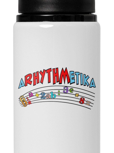 Arhythmetika lahev na vodu White