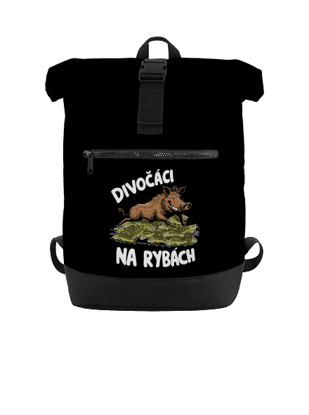 Divočáci na rybách batoh Black