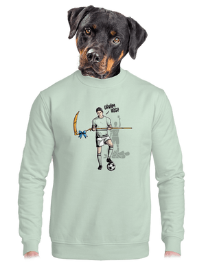 Dávám kosy unisex mikina bez kapuce Blush Mint