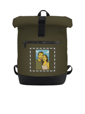 Simpsonovi z vlastní fotky batoh Military Green