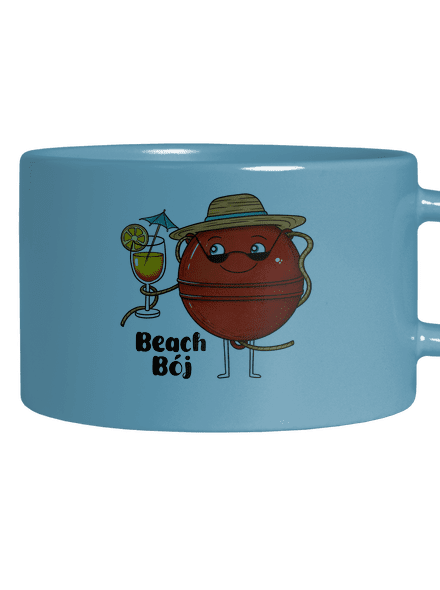 Beach Bój hrnek makronka Blue Macaron