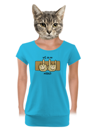 dámské tričko s lemem