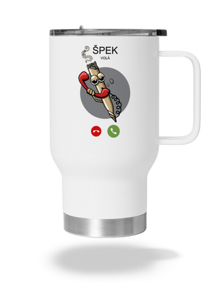 Špek volá termohrnek White
