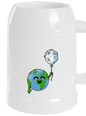 Balónek půllitr White