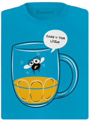 Zase v tom lítám dámské sportovní tričko Blue Atol