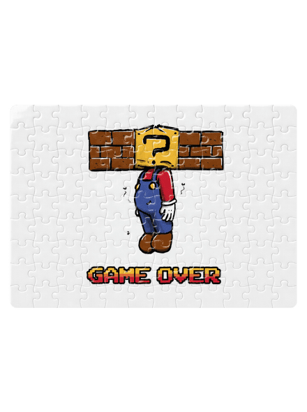Game over puzzle White