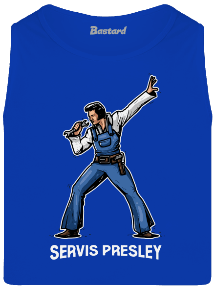 Servis Presley pánské tílko Royal Blue
