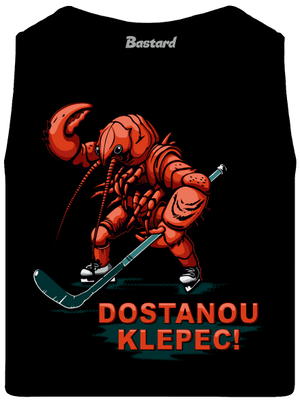 Dostanou klepec pánské tílko Black