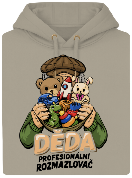 Děda rozmazlovač unisex mikina premium Pastel Macchiato