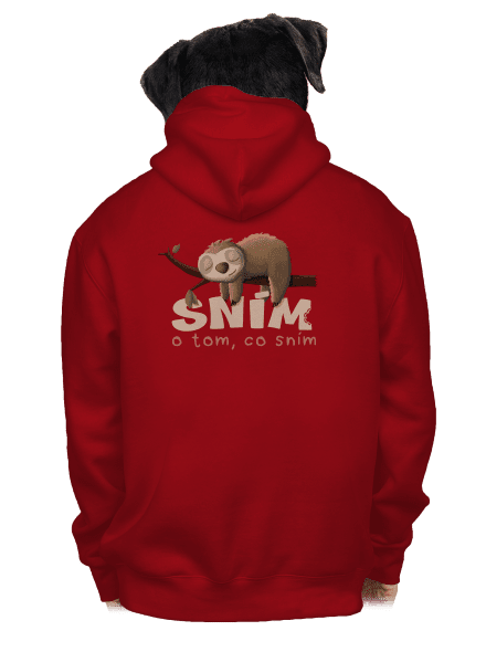 Sním o tom, co sním pánská mikina na zip Red