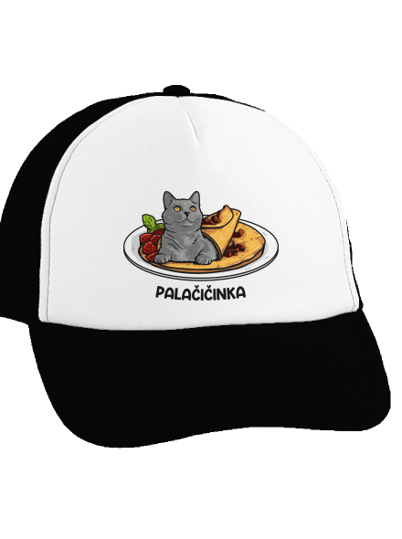 Palačičinka kšiltovka truckerka Black cap