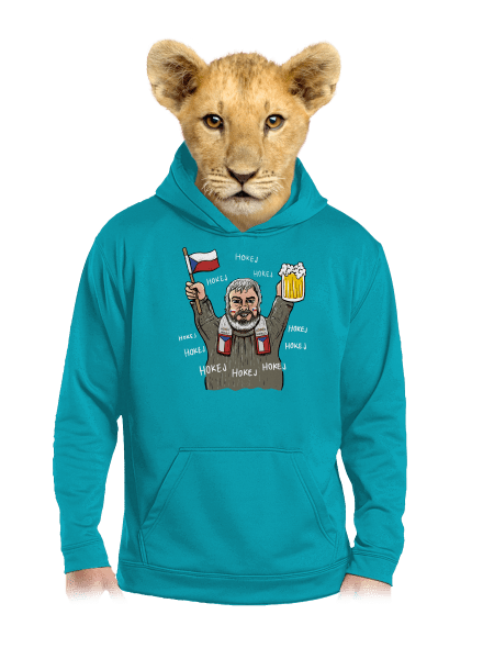 Hodor dětská mikina klokanka Hawaiian Blue