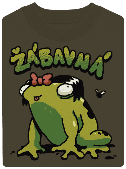 Žábavní unisex mikina bez kapuce Urban Khaki