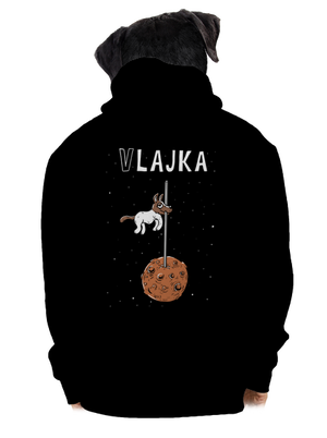 Vlajka pánská mikina na zip Black