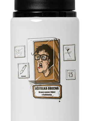 Učitelka obecná lahev na vodu White