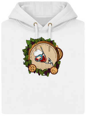 Vinný horoskop: Vodnář unisex mikina premium Snowwhite