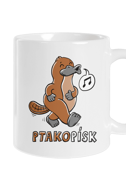 Ptakopísk klasický hrnek White